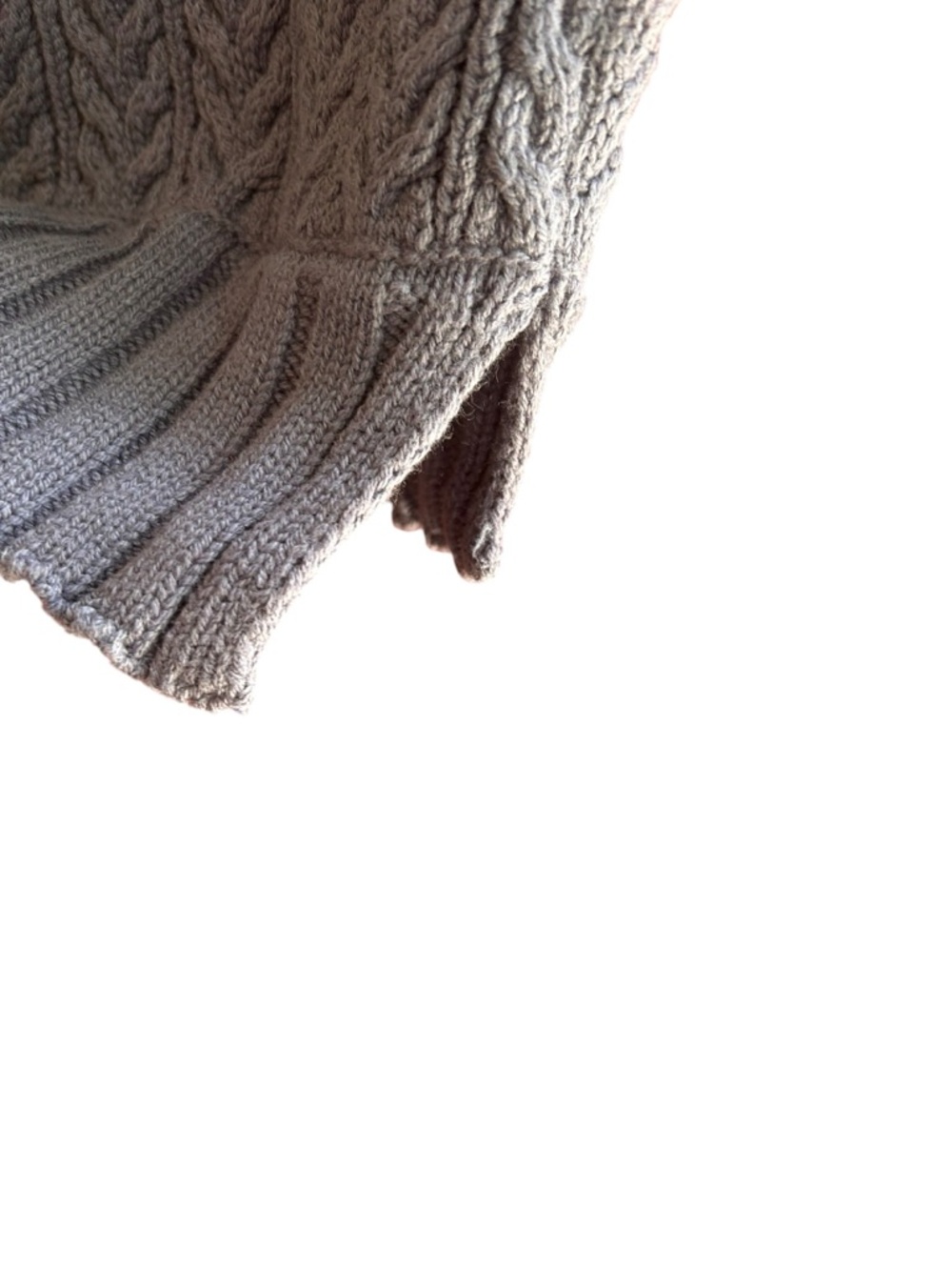 NWT Art Class Girl's bluish gray cable knit cropped sweater Sz S (6/6X) - Picture 3 of 6
